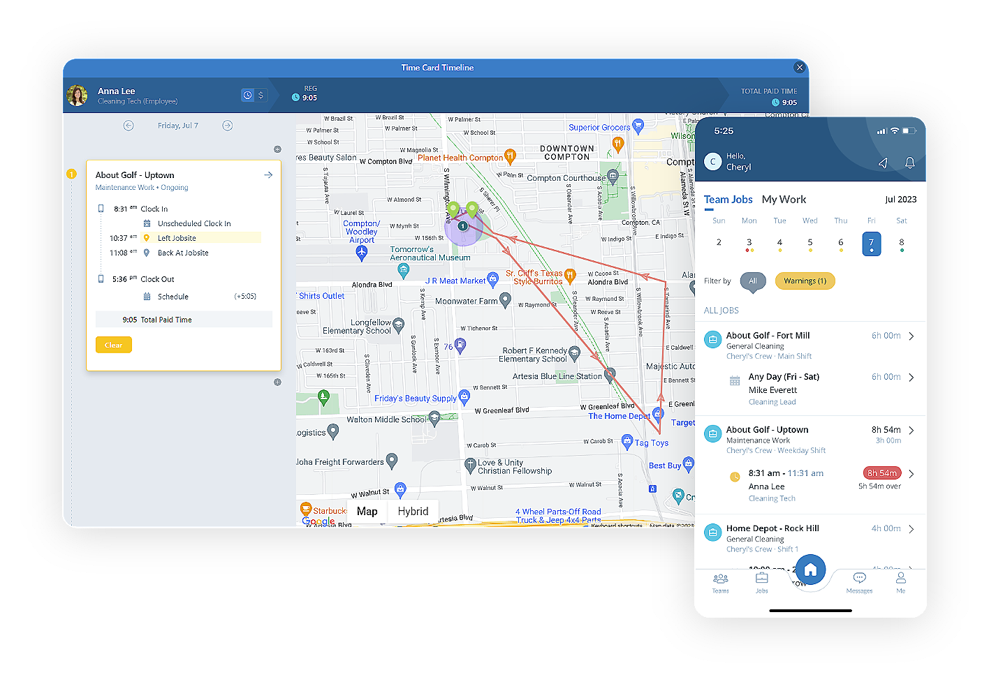 The Best GPS Time Clock & Tracking App Chronotek Pro