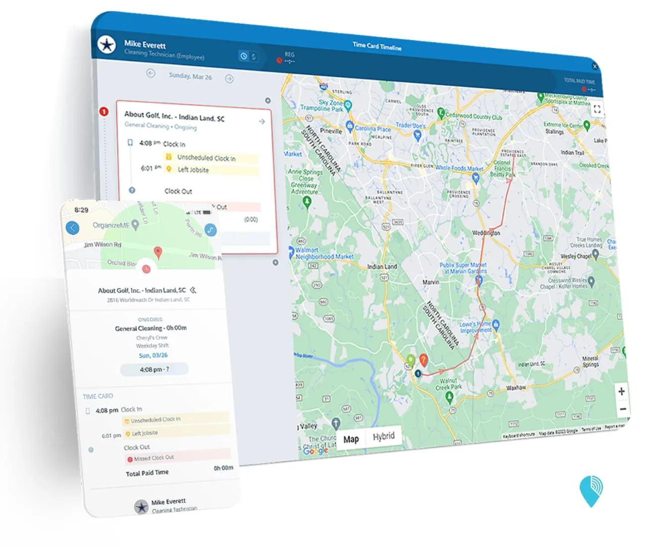 Chronotek Pro's online employee time tracking system 