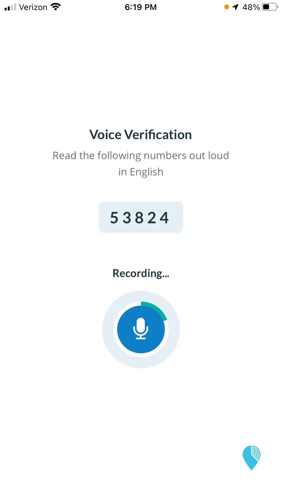 Chronotek Pro's employee mobile app biometric voice verification feature to prevent buddy punching
