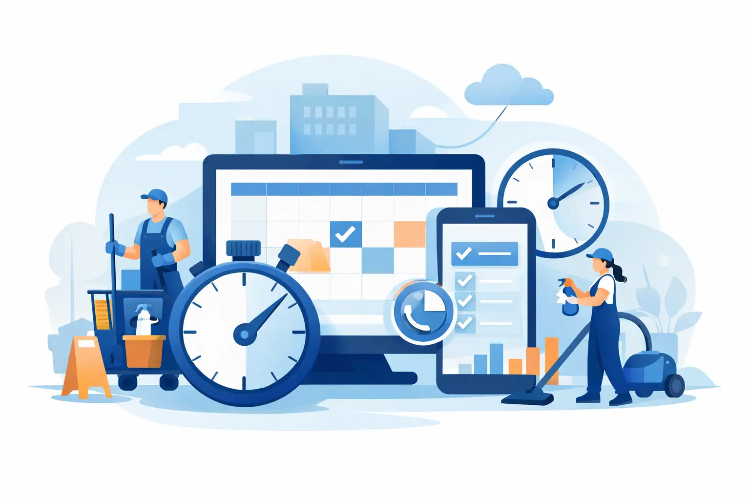 Janitorial Time Tracking Software That Works