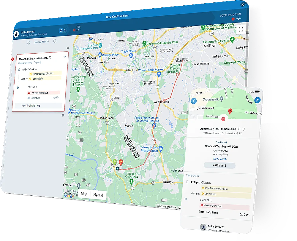 GPS live monitoring dashboard