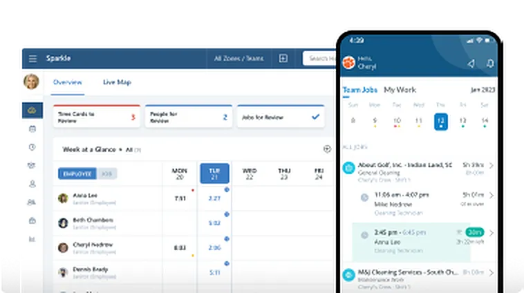 Chronotek time sheet software step 1: Quick digital setup with user-friendly interface